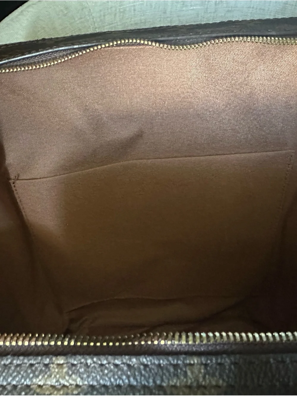 Monogram Canvas Vertical Backpack/Trunk - Brown/Tan - Picture 12 of 15